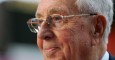 Aston Villa chairman Doug Ellis smiles 0